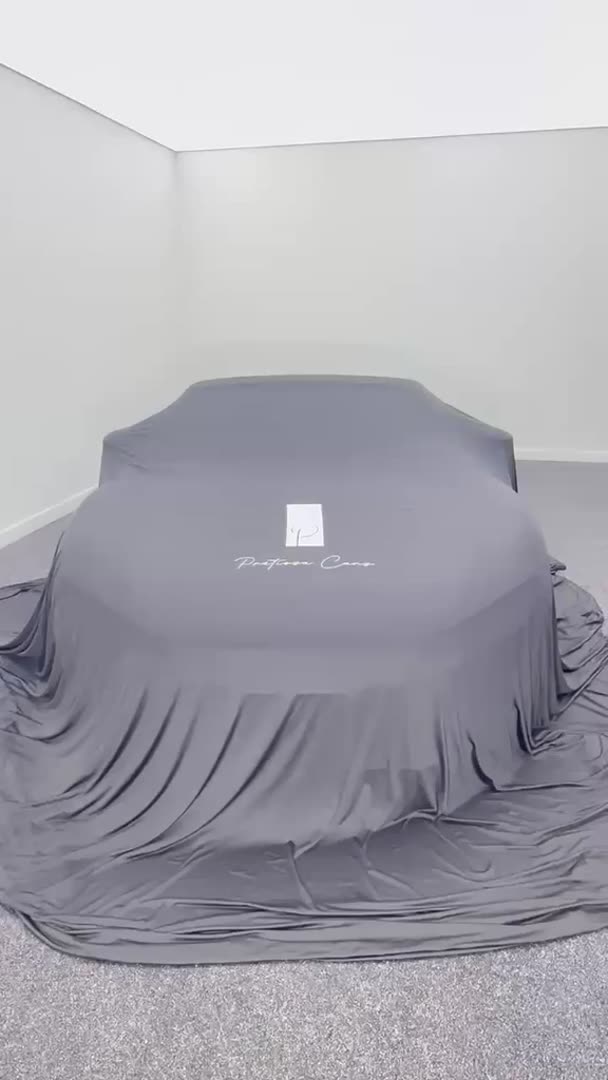 Audi R8 V10 under cover in the Pretiosa Cars delivery room