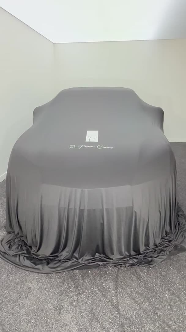 Lamborghini Urus under cover in the Pretiosa Cars delivery room