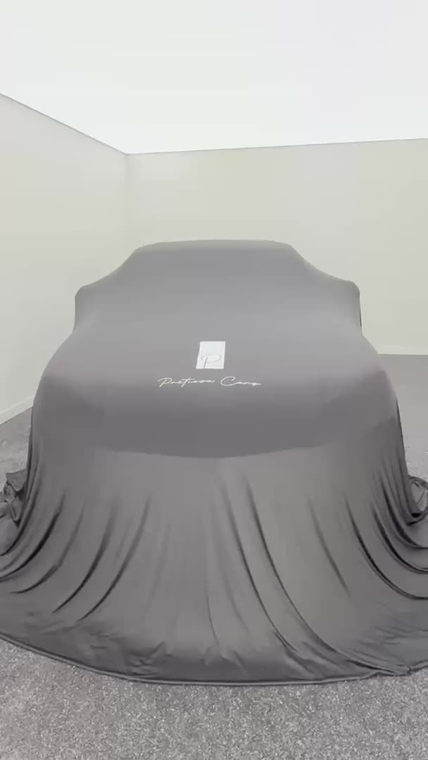 Lamborghini Urus under cover in the Pretiosa Cars delivery room