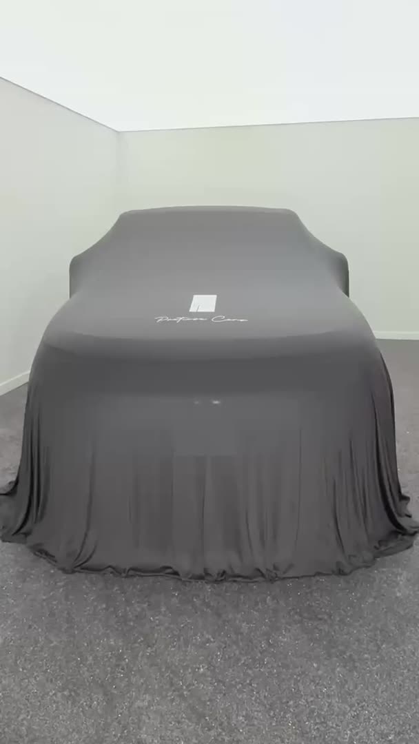 Range Rover Sport under cover in the Pretiosa Cars delivery room
